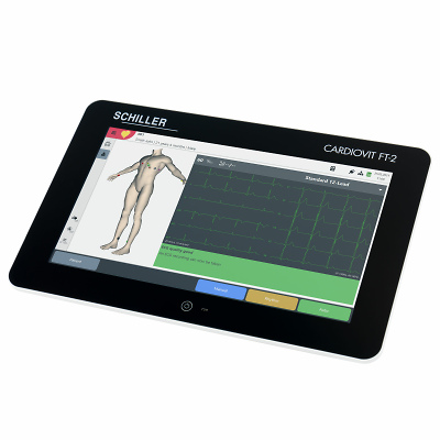 Schiller Cardiovit FT-2 Aufzeichnungsansicht