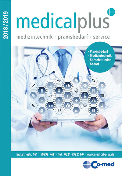Praxis Katalog medical plus f&uuml;r Praxisbedarf und Medizintechnik